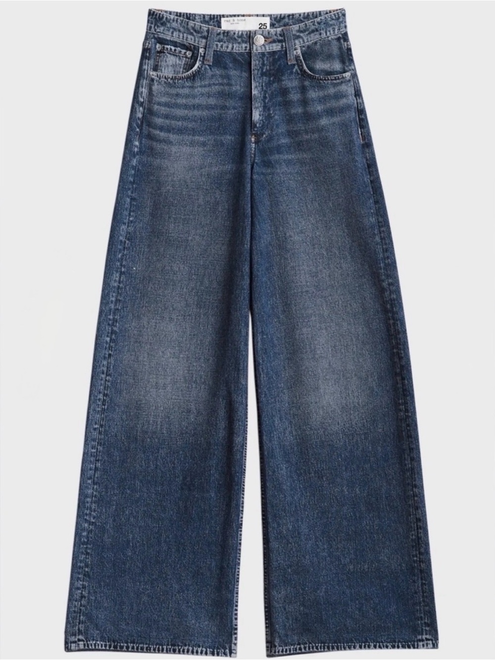 rag & bone Miramar Sofie Ankle Wide Leg Jeans in Kimber - size 24 - Picture 4 of 9